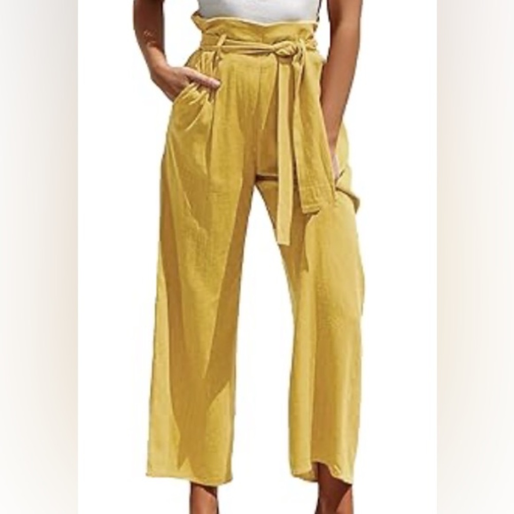 Ecowish Palazzo Wide Leg Pants. Size L